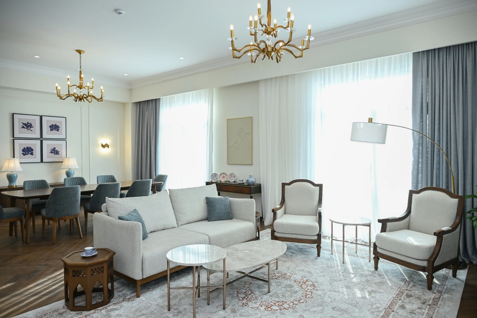 President Ilham Aliyev attends opening of Khankendi Hotel (PHOTO)