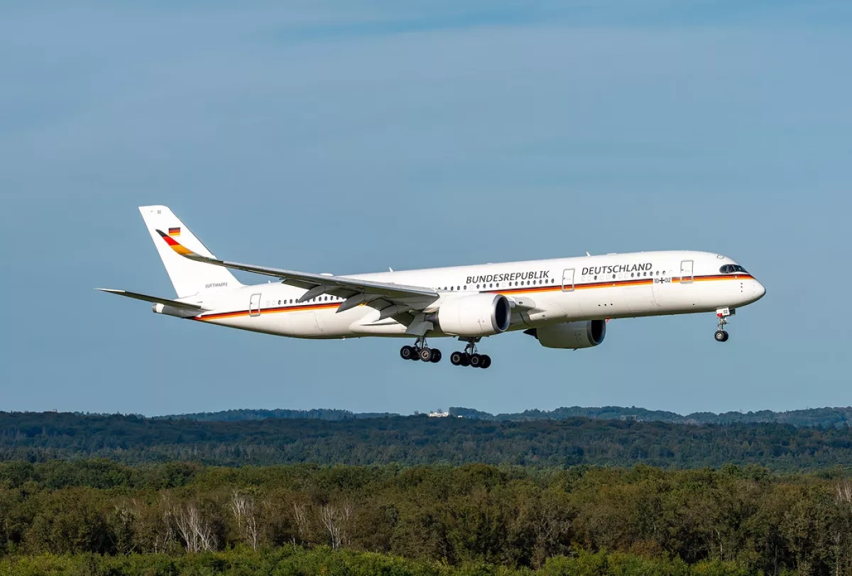 Former German government flagship jet seeks new owner in US