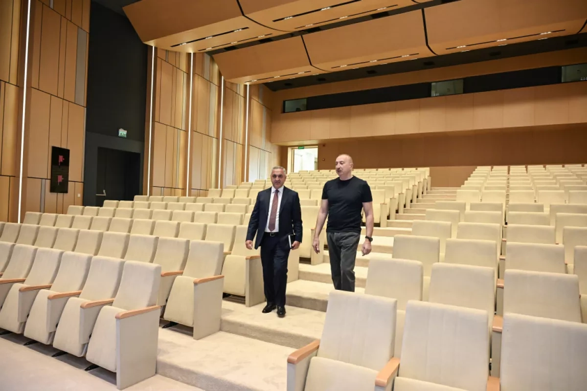 Azerbaijani president inaugurates renovated Cultural Center in Khankendi PHOTO