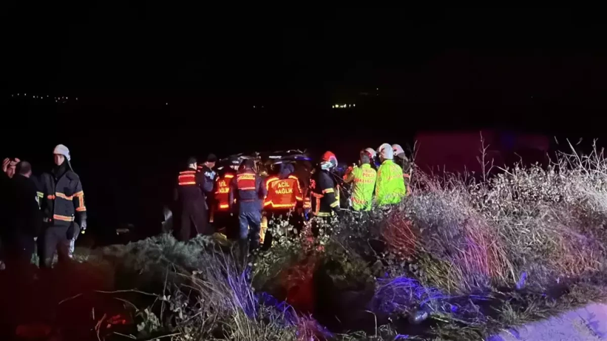 Five dead, one injured in serious accident in Çanakkale, Türkiye PHOTO