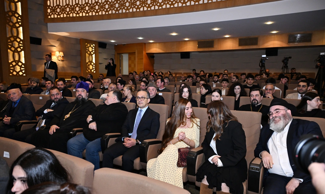 Head of Baku Media Center Arzu Aliyeva attends premiere of "Harmony" documentary (PHOTO)