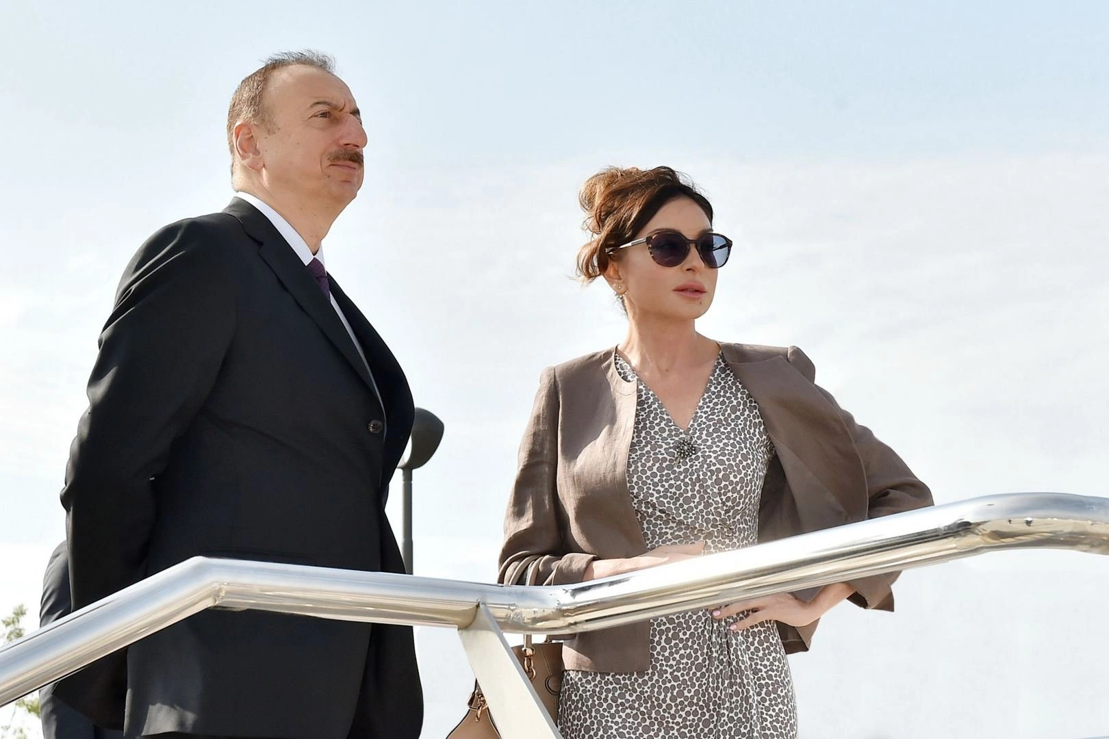 Presidents and First Ladies of Azerbaijan and Uzbekistan visit Ark Fortress in Bukhara