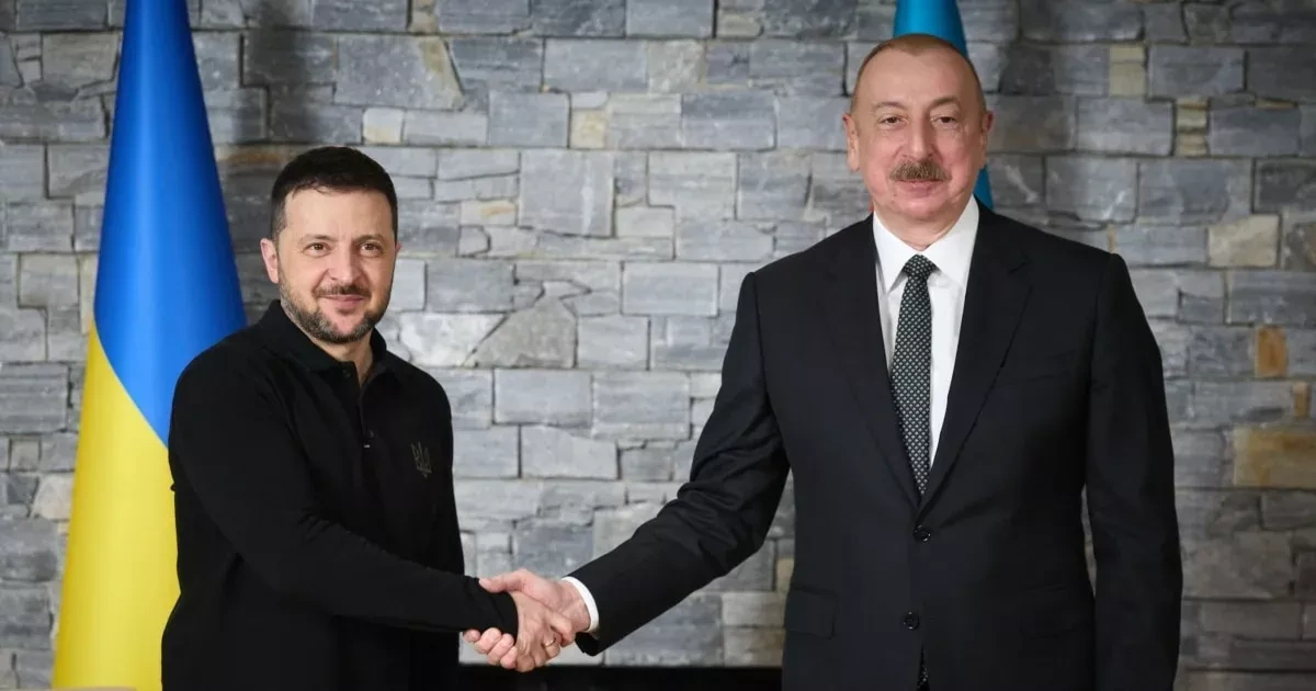 Ukraine’s president thanks Azerbaijan for wartime support and aid