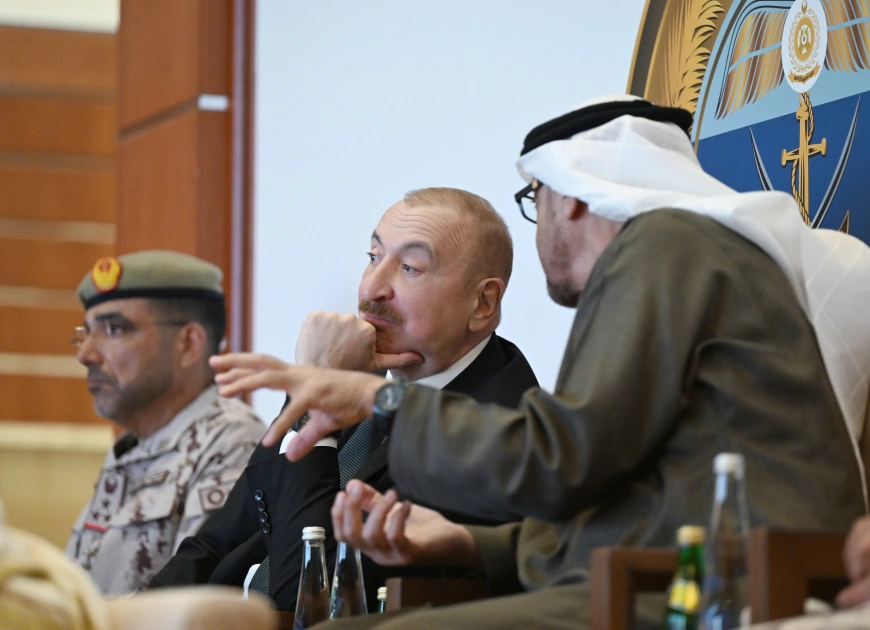 President Ilham Aliyev, and President of United Arab Emirates observe joint operational-tactical exercises 'Peace Shield - 2026' in Abu Dhabi (PHOTO)
