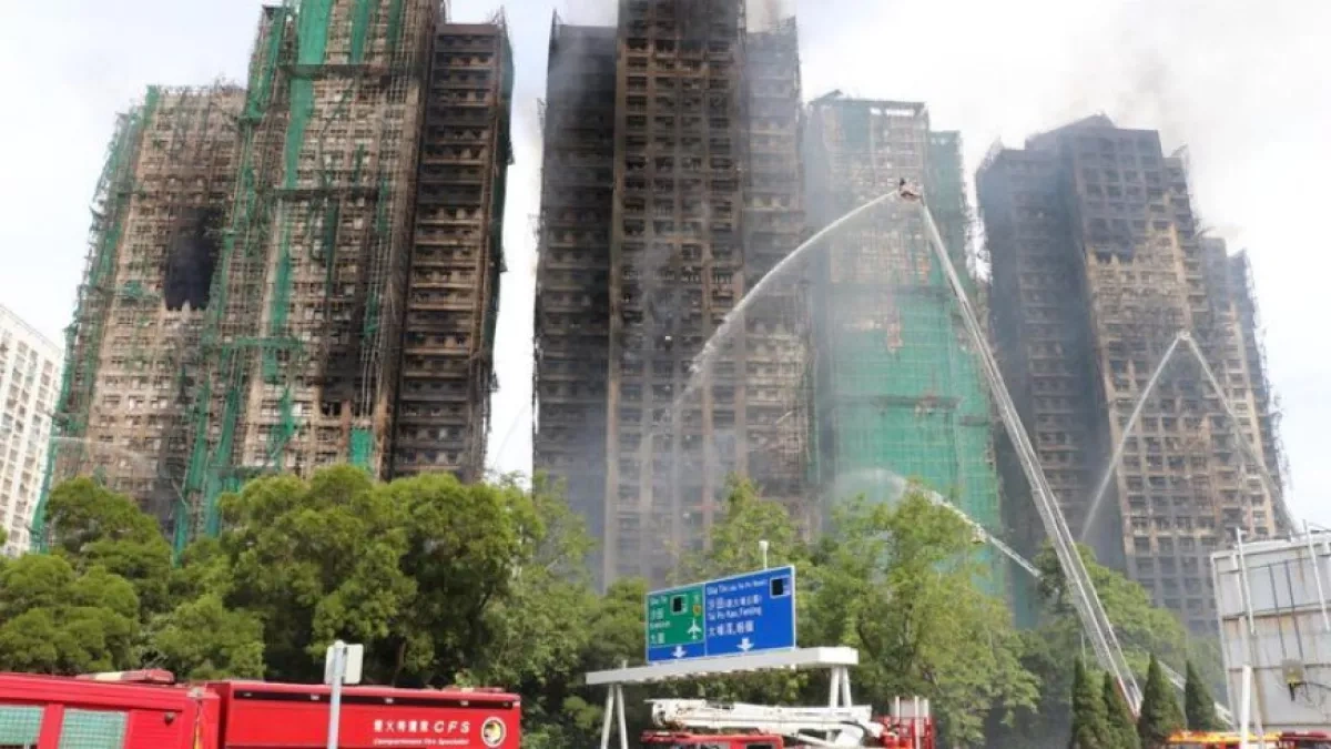 Hong Kong high-rise fire death toll rises to 160, six still missing