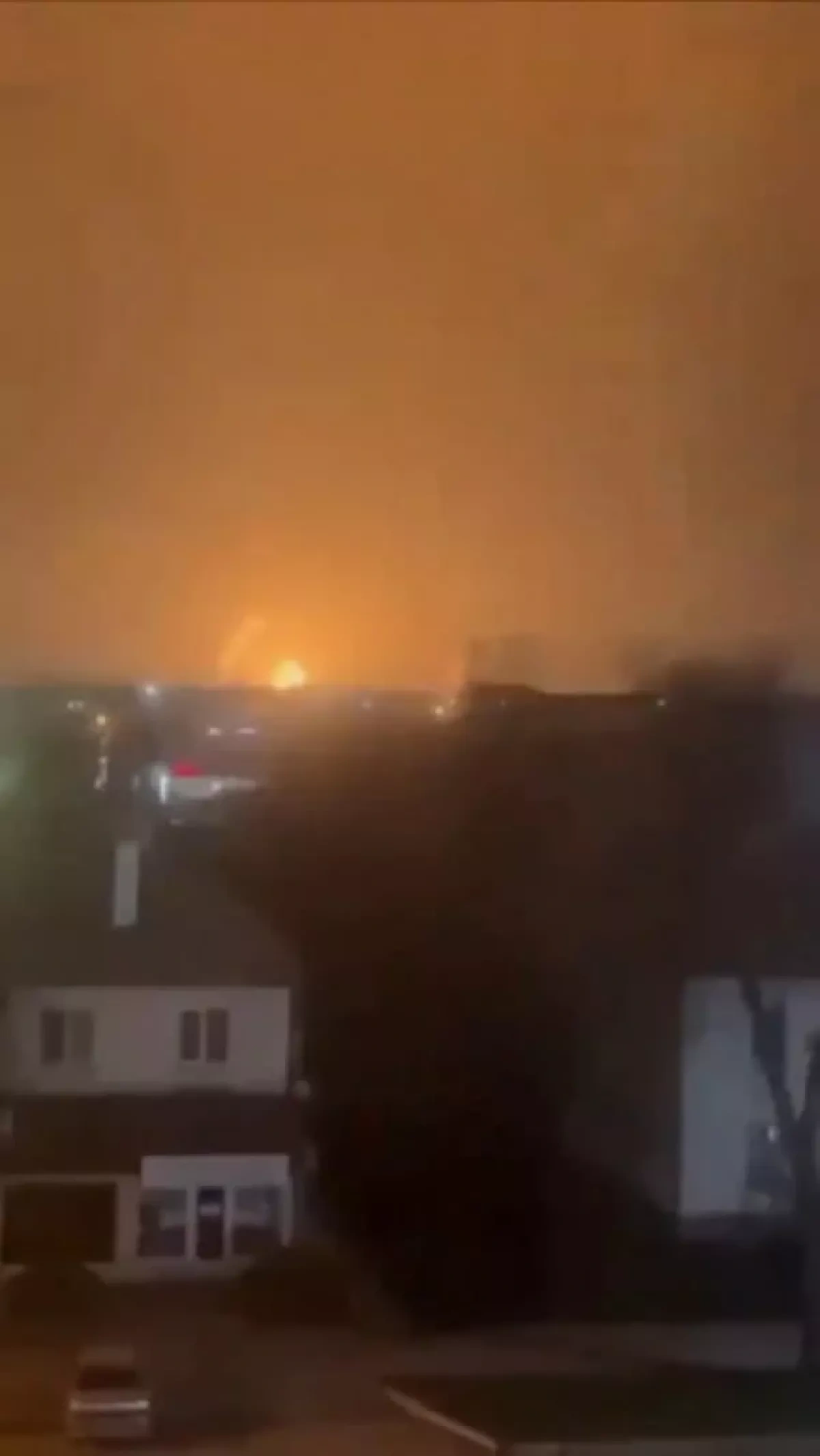 Media: Ukrainian drone attack sparks fire at Russian oil refinery