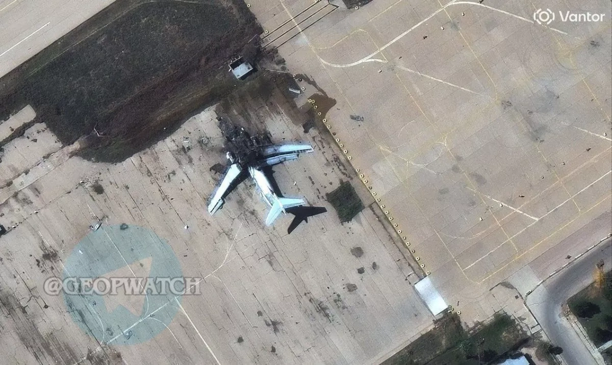 Satellite images show Iranian jets destroyed in Shiraz PHOTO