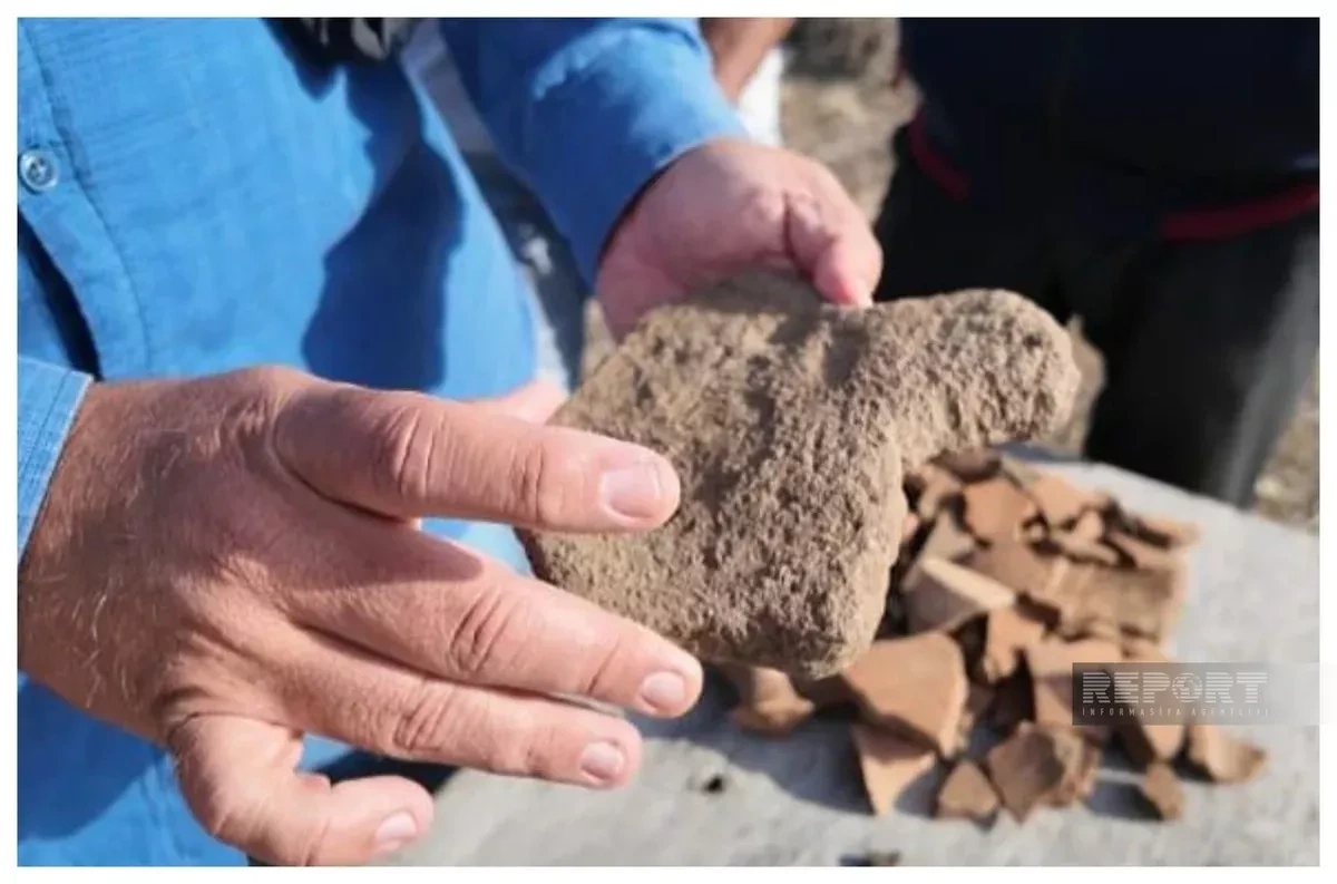 Ancient burial mound unearthed in Azerbaijan’s Yardimli district PHOTO
