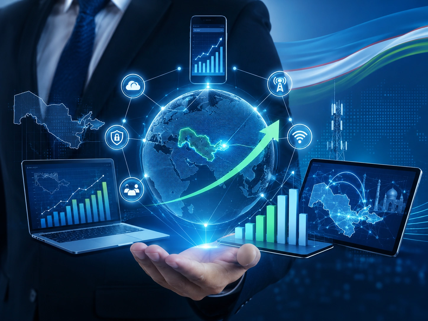 Uzbekistan sees surge in communications sector investment in 5M2026