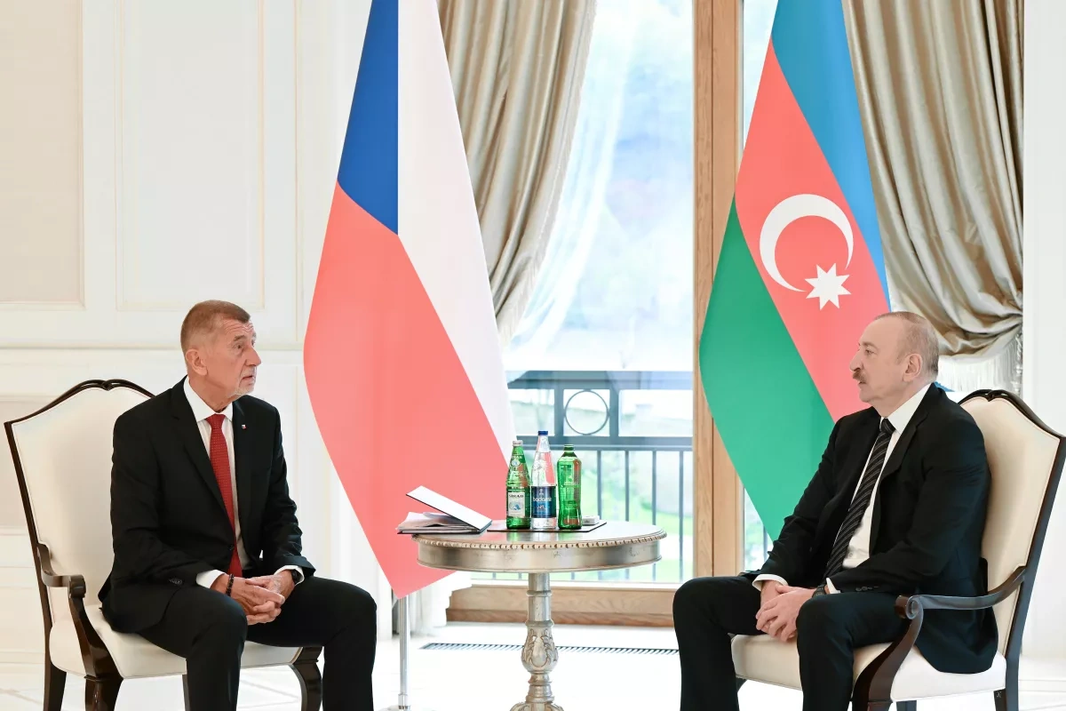 Azerbaijani president, Czech prime minister hold one-on-one meeting in Gabala PHOTO