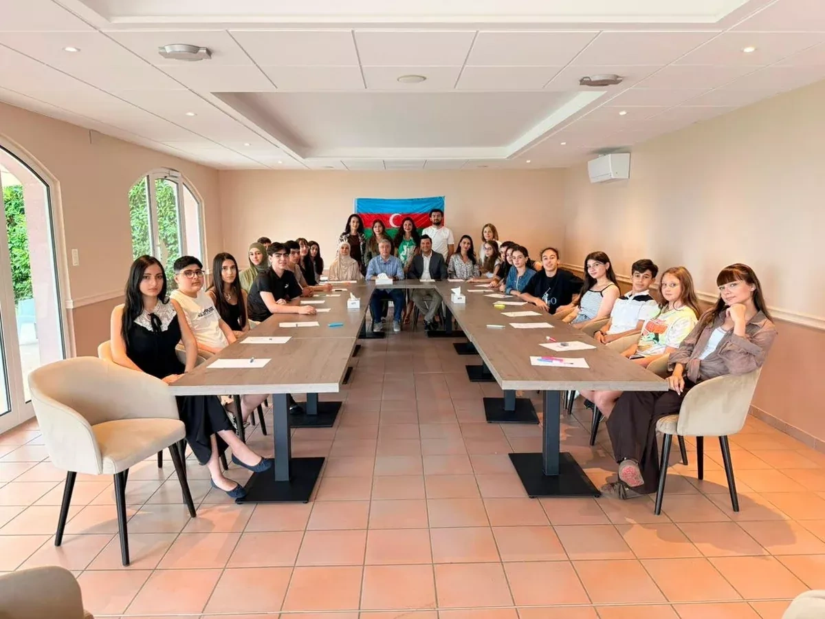 Children of Azerbaijani martyrs join Karabakh sister-school camp in France