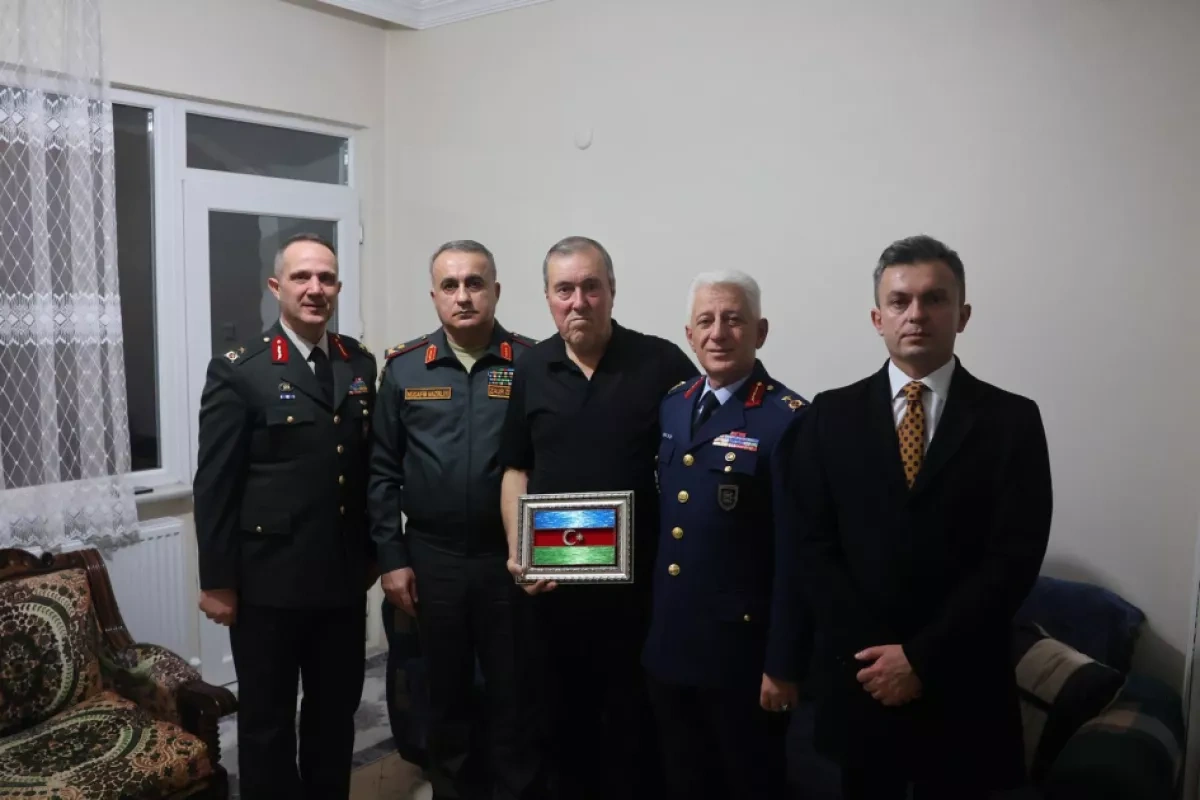 Azerbaijani diplomat visits families of Turkish soldiers killed in Georgia C-130 crash PHOTO