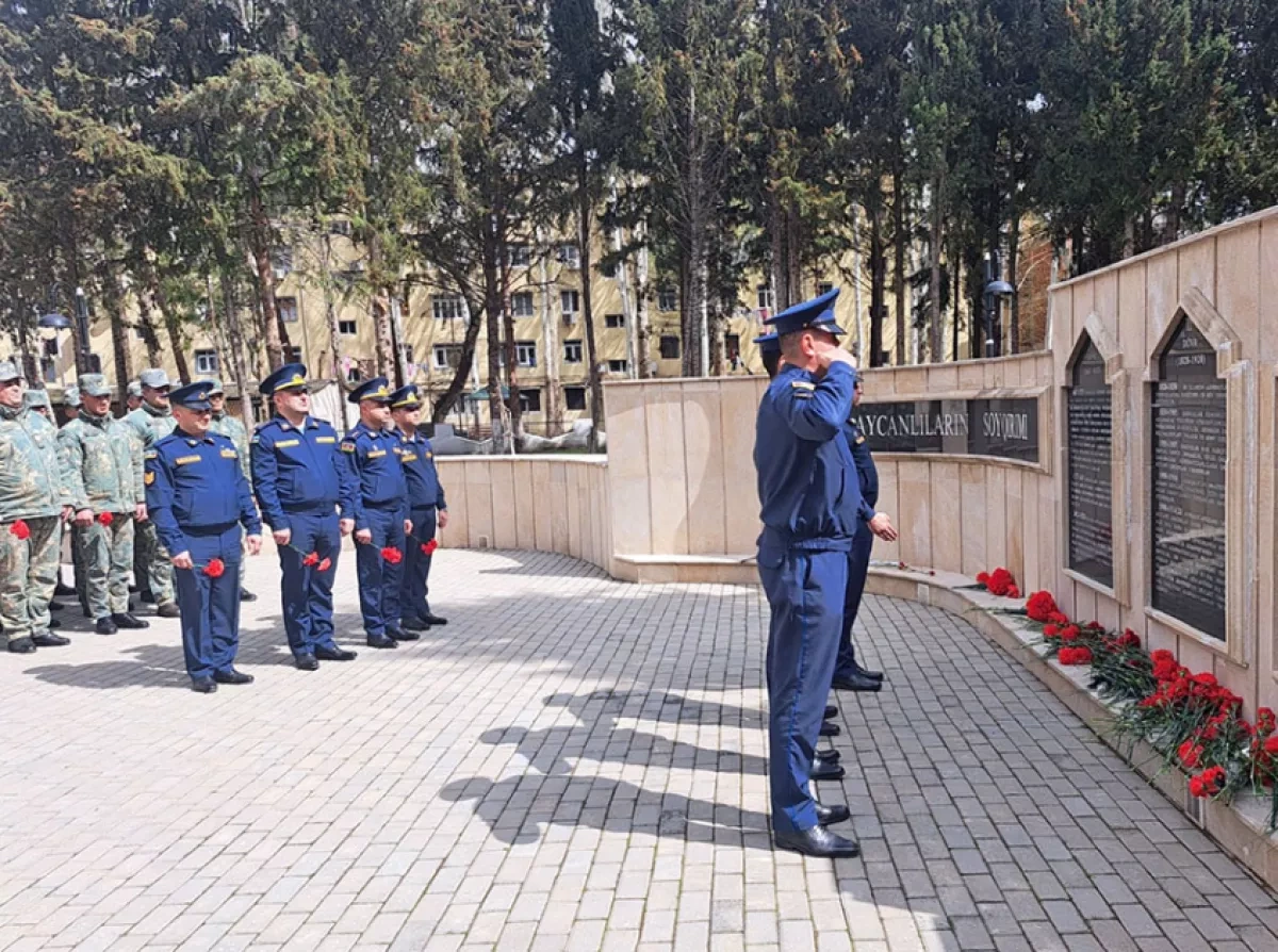 Army holds commemorative events to mark day of Genocide of Azerbaijanis Photo