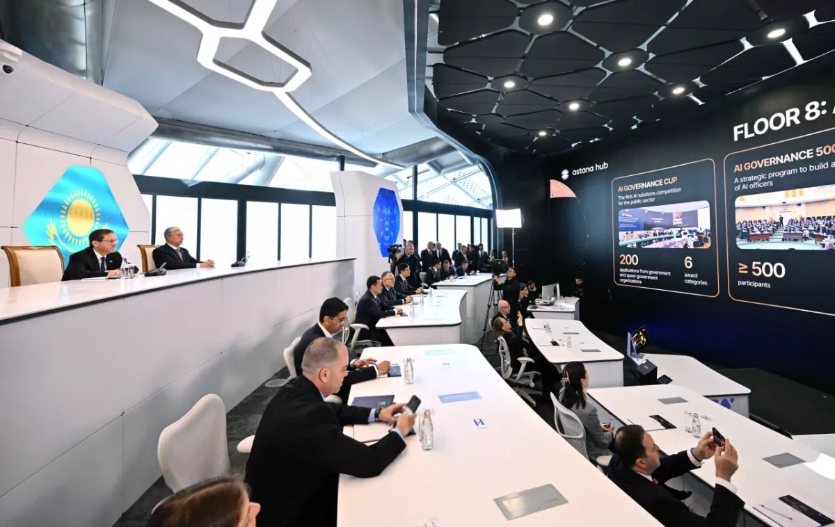 Israel’s president visits AI centre during Kazakhstan trip PHOTO
