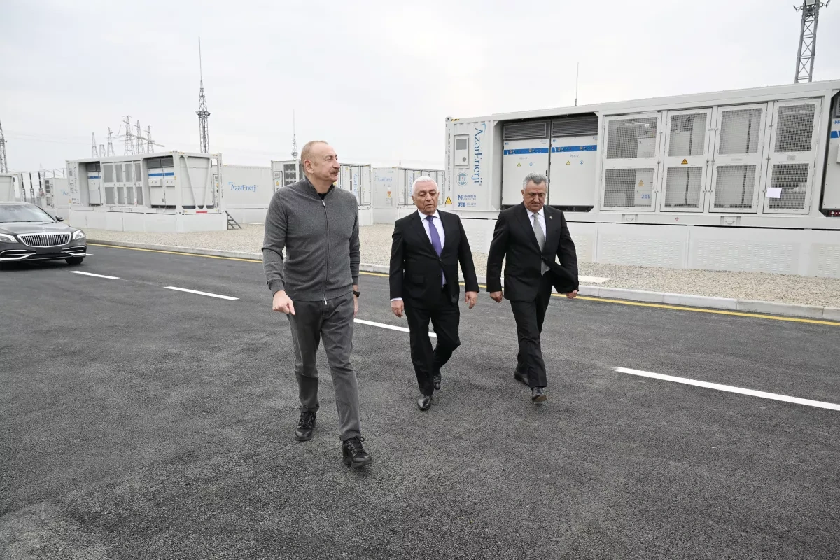 Azerbaijani president inaugurates Absheron battery energy center, pioneering in CIS PHOTO