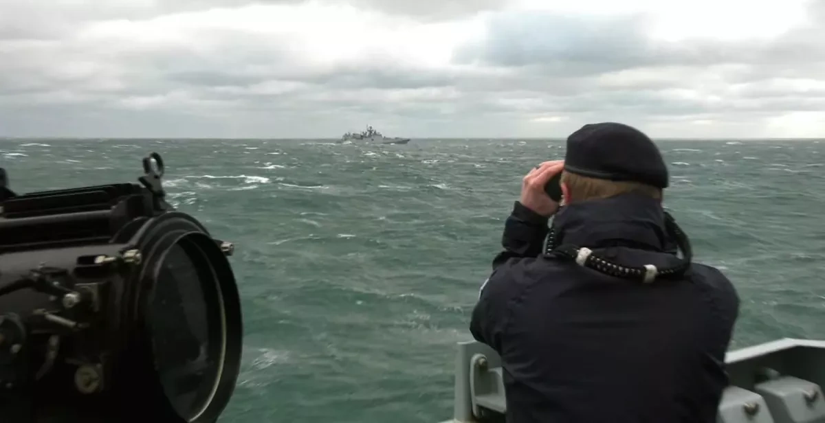 Britain monitors Russian warship's military exercise off Plymouth