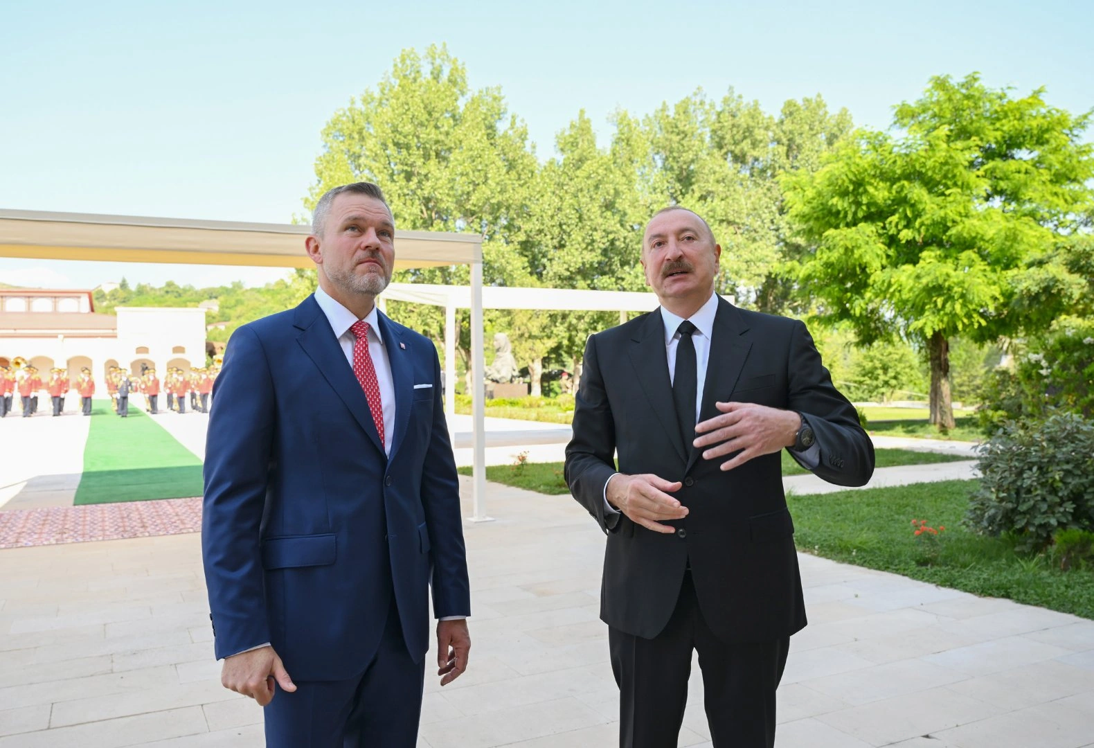 Shusha hosts official welcome ceremony for President of Slovakia (PHOTO)
