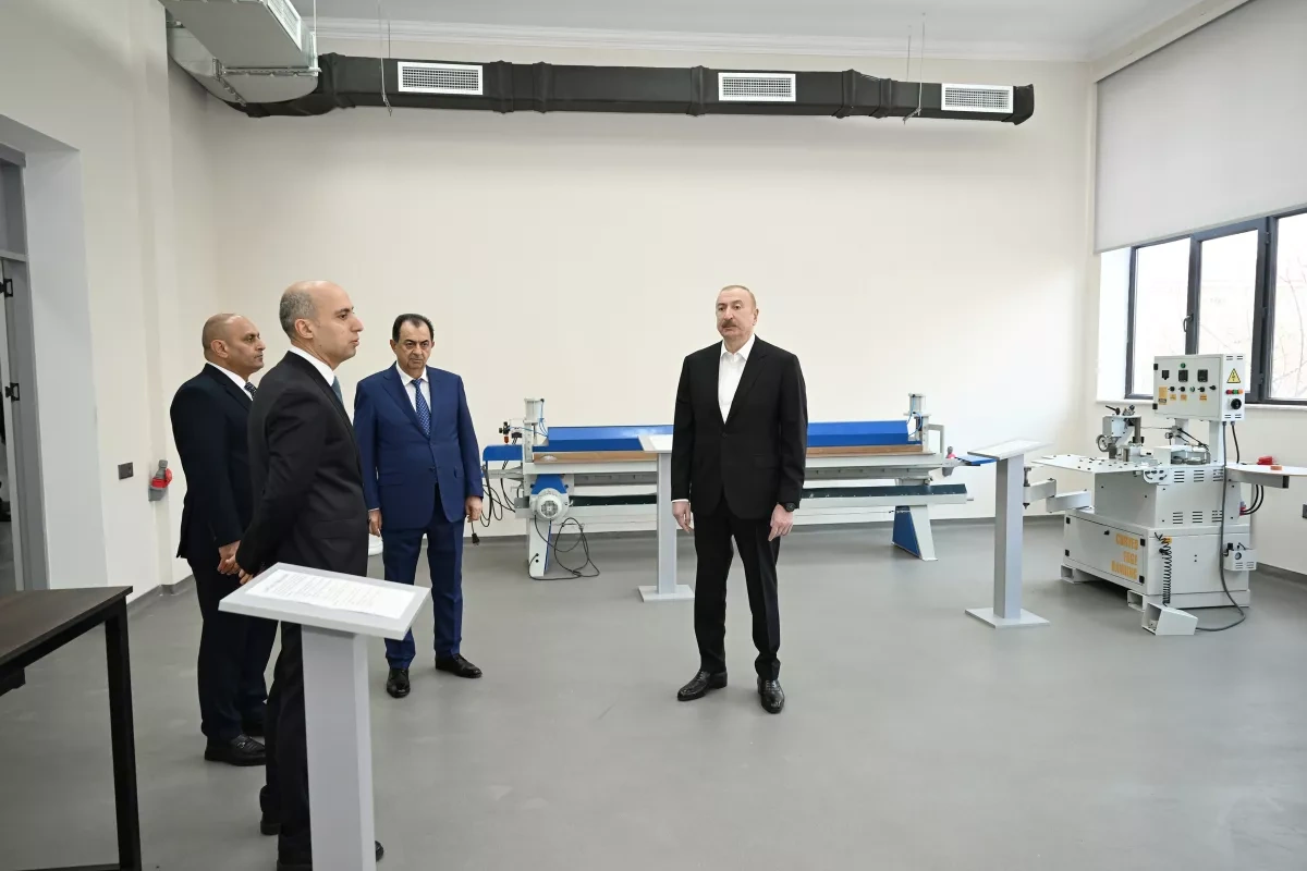 President Aliyev attends opening of Lankaran State Vocational Education Centre PHOTO