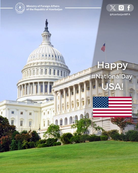 Azerbaijani MFA congratulates U.S. on Independence Day