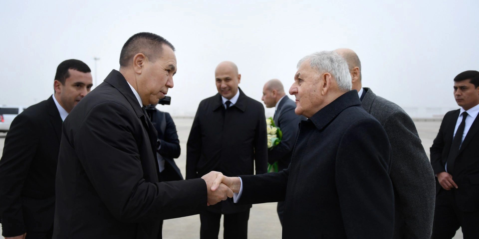 President of Iraq arrives in Ashgabat to join Turkmenistan's neutrality forum