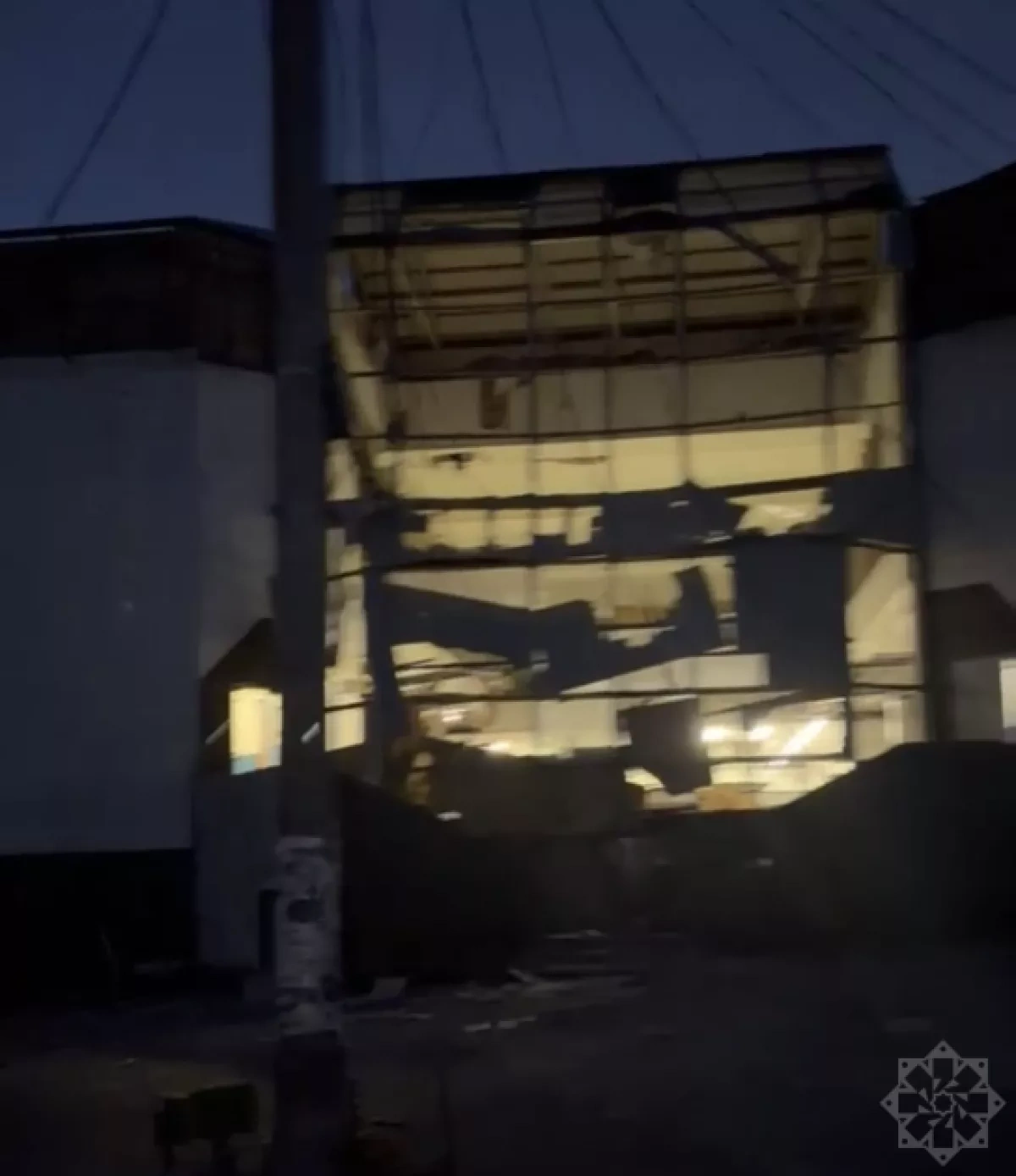 Russian missile strike damages area near Azerbaijani embassy in Kyiv PHOTO
