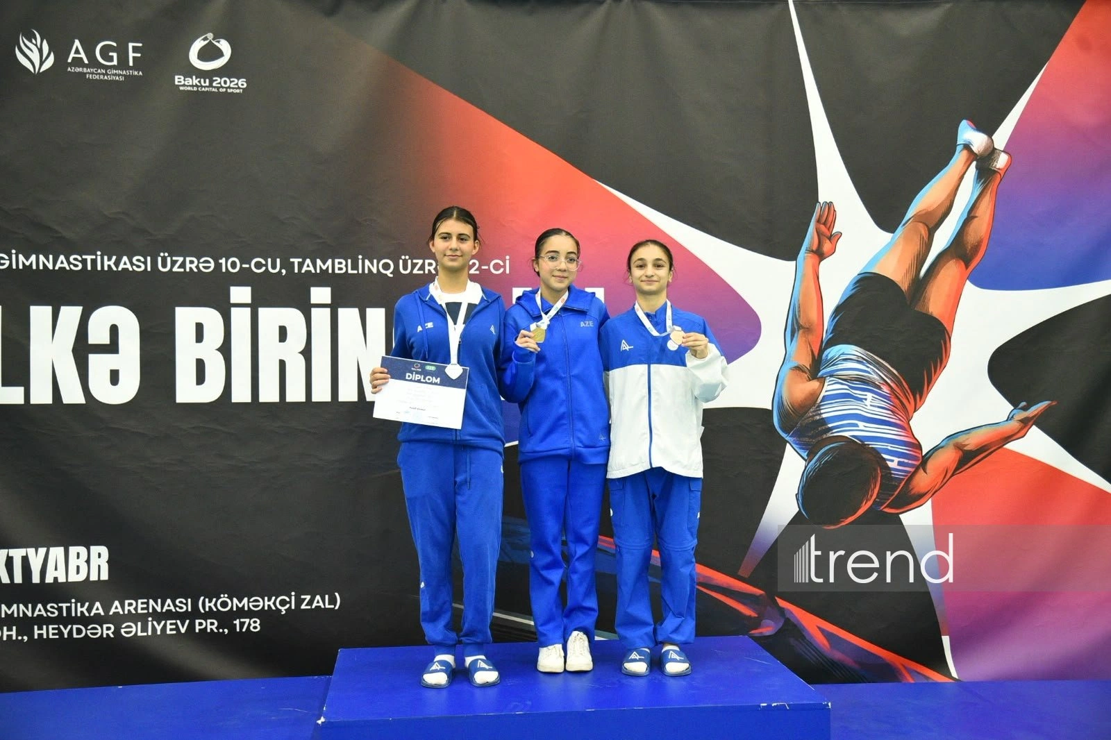 Azerbaijan holds national trampoline, tumbling championships in Baku (PHOTO)