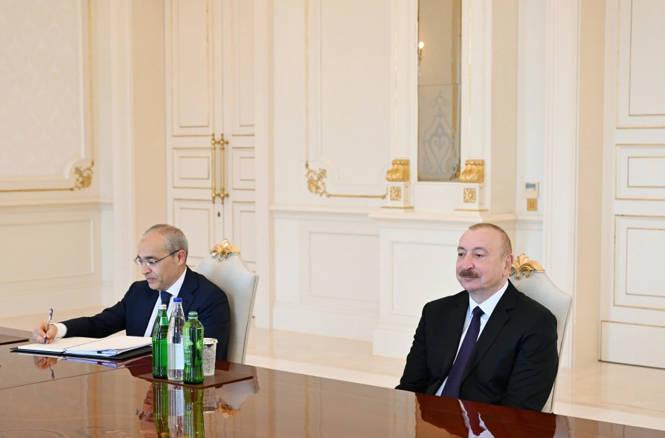 President Ilham Aliyev receives delegation led by Chairman of Islamic Development Bank group (PHOTO)