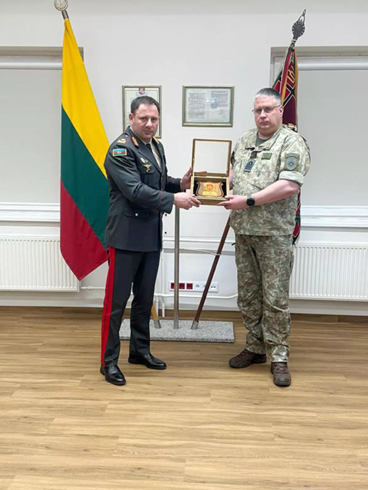 Azerbaijani military police delegation visits Lithuania for talks on cooperation PHOTO