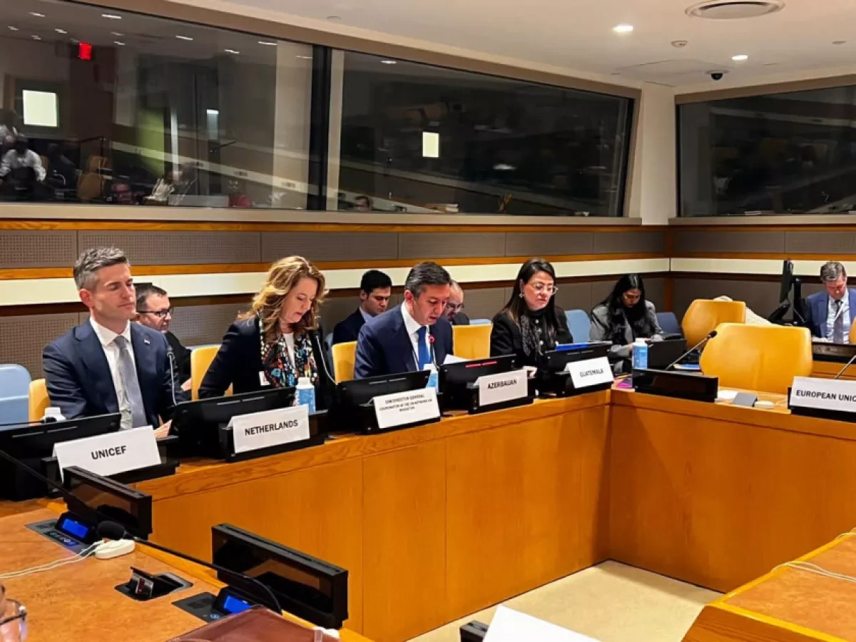 Azerbaijani deputy foreign minister Rafiyev holds series of meetings at UNGA81 PHOTO