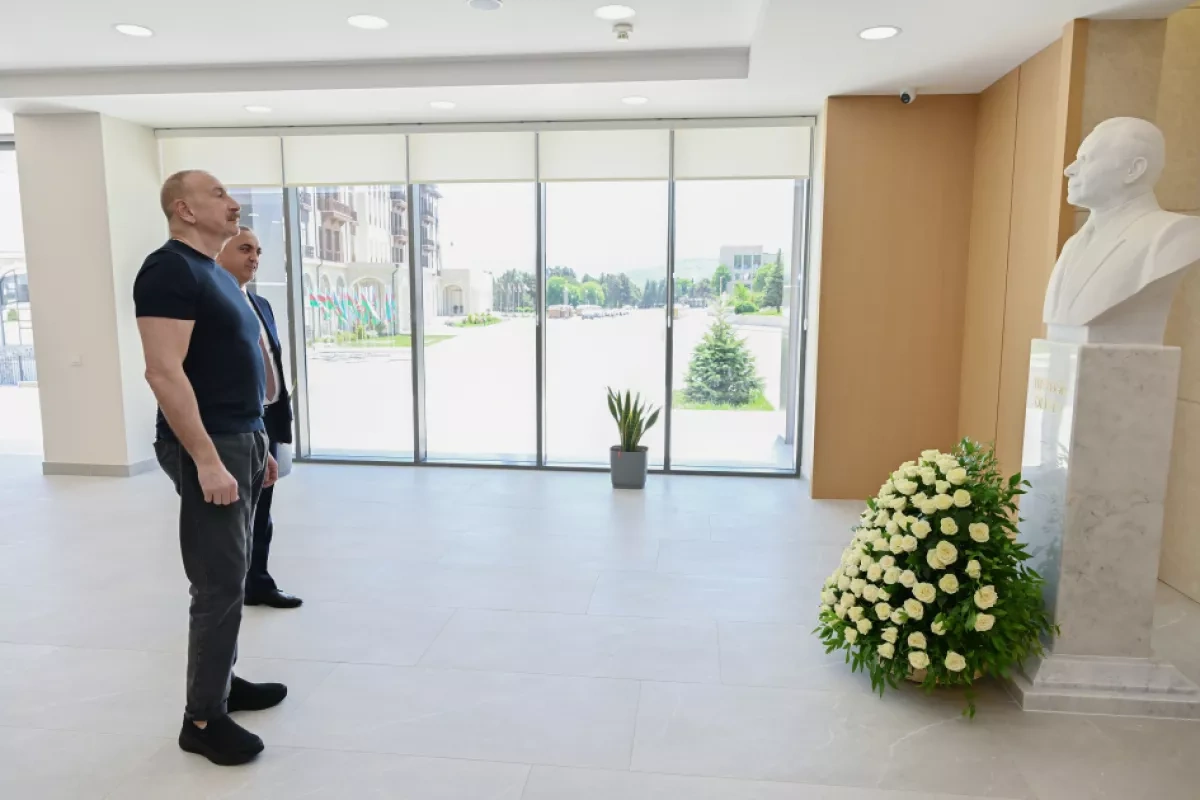 Azerbaijani president inaugurates renovated Cultural Center in Khankendi PHOTO