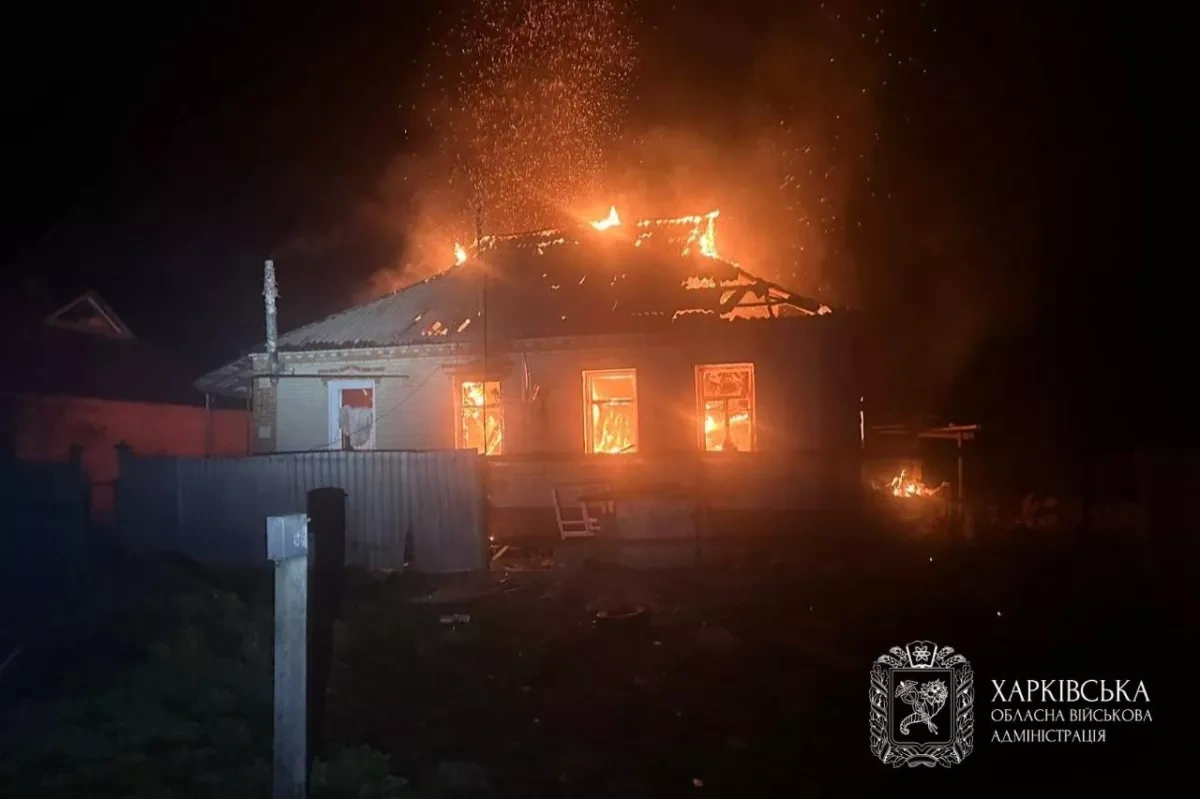Drone strike hits home in Ukraine's Bohodukhiv, two injured