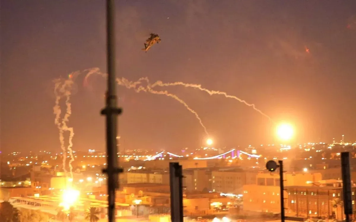 Air defences repel attack on US Embassy in Baghdad VIDEO