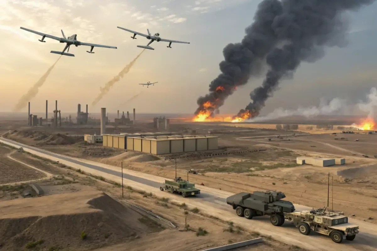 Drone crashes at Iraq’s Majnun oil field without causing damage