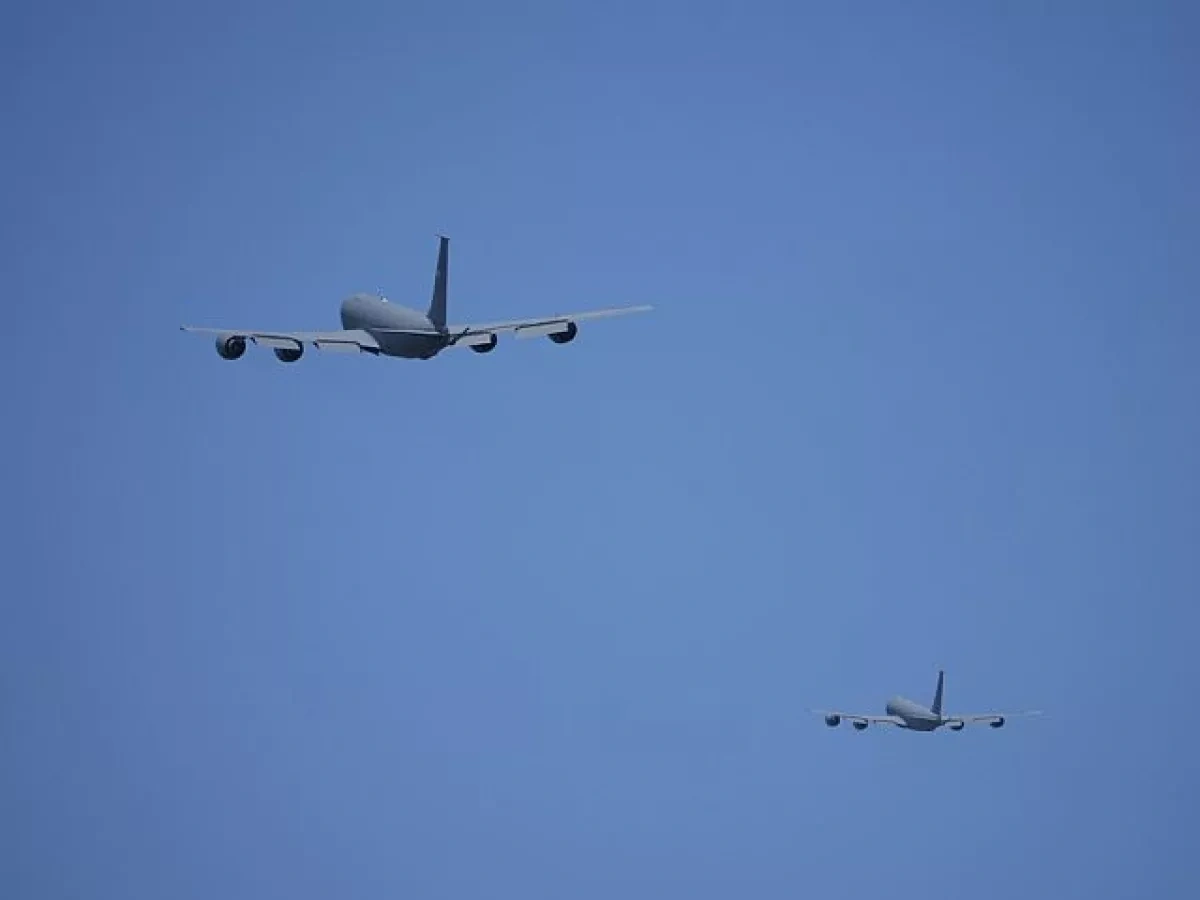 Media: Dozens of US military planes head to Middle East, Iran boosts air defence