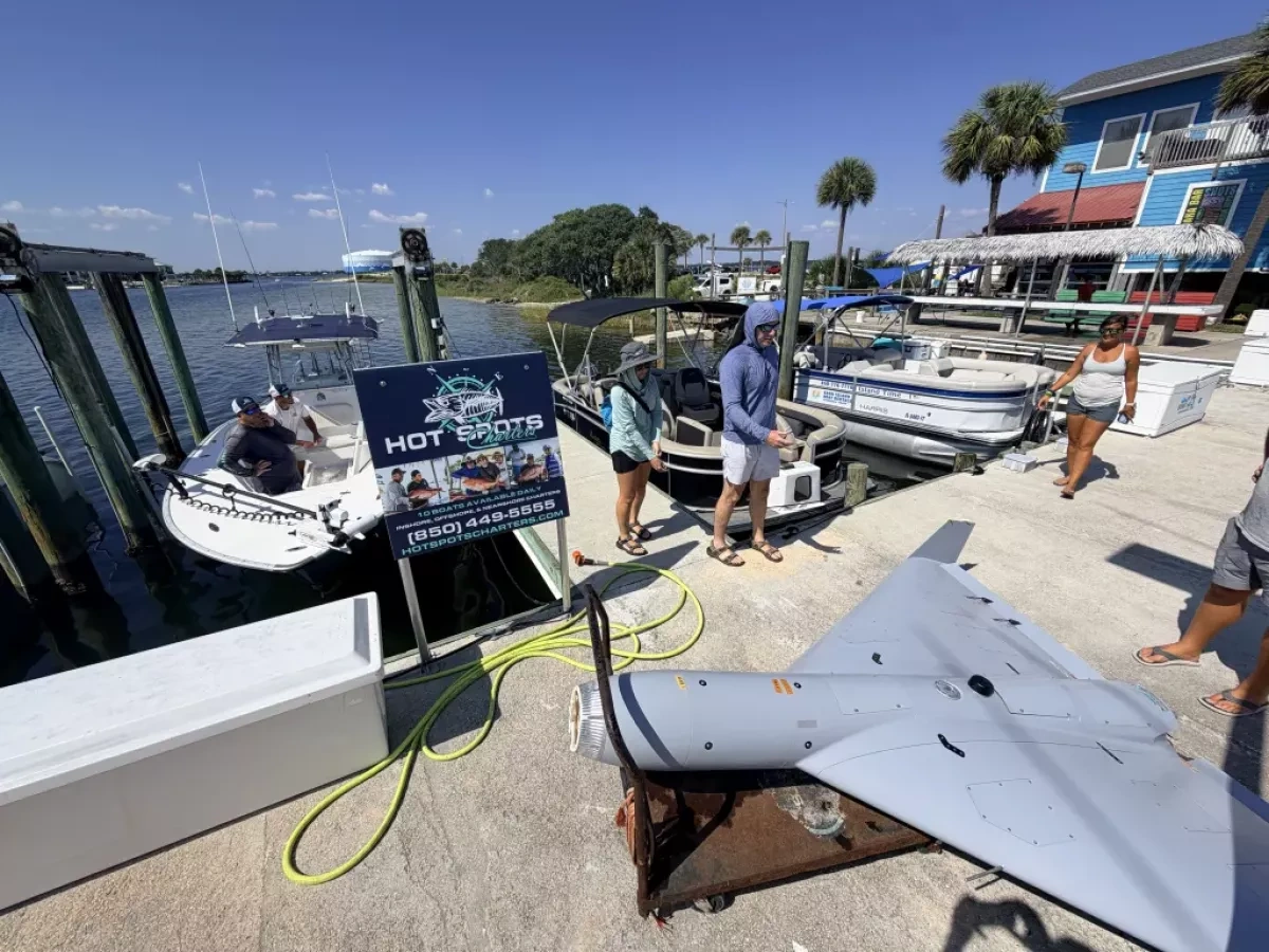 Florida fishing boat recovers shahed-style drone near US air base
