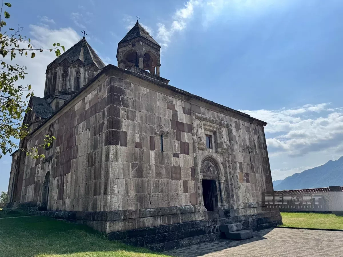 Albanian-Udi Christian community members visit Ganjasar in Azerbaijan PHOTO