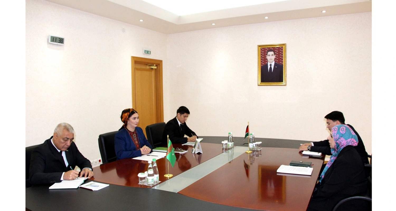 Turkmenistan and Palestine discuss parliamentary and humanitarian ties
