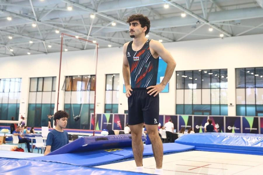 Azerbaijan Trampoline and Tumbling Championships held in Baku (PHOTO)