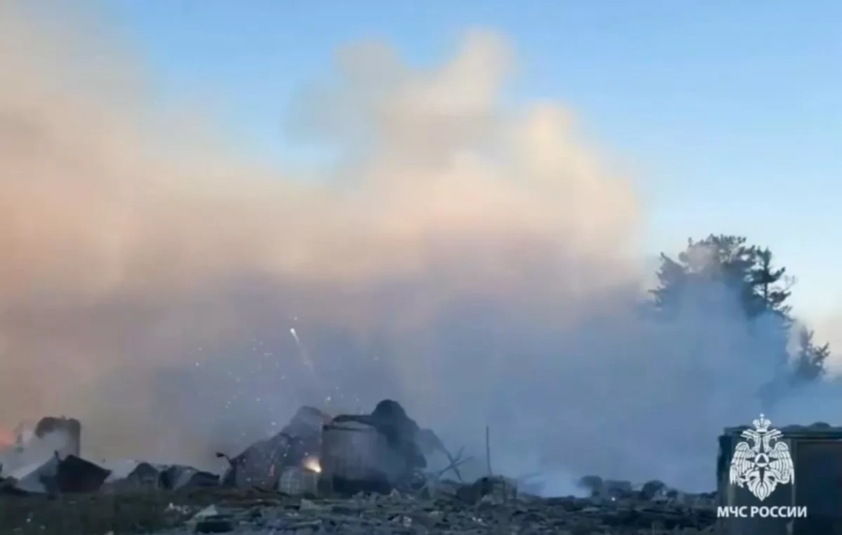 Director of Russian pyrotechnics plant detained after fire kills 14