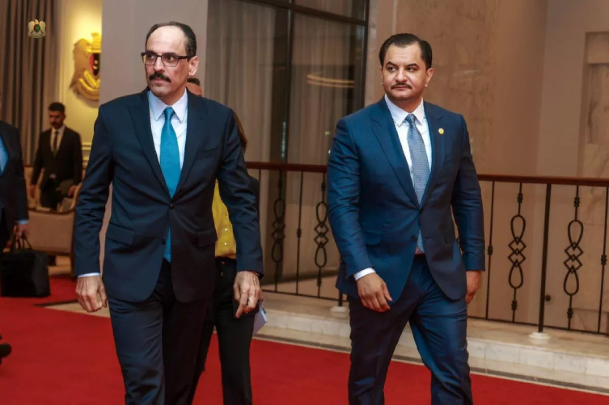 Turkish intel chief meets Libya’s top military official for talks on security PHOTO