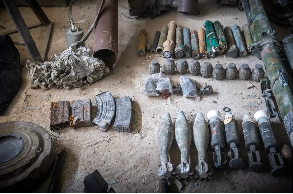 IDF discovers hundreds of weapons in school in southern Lebanon photo
