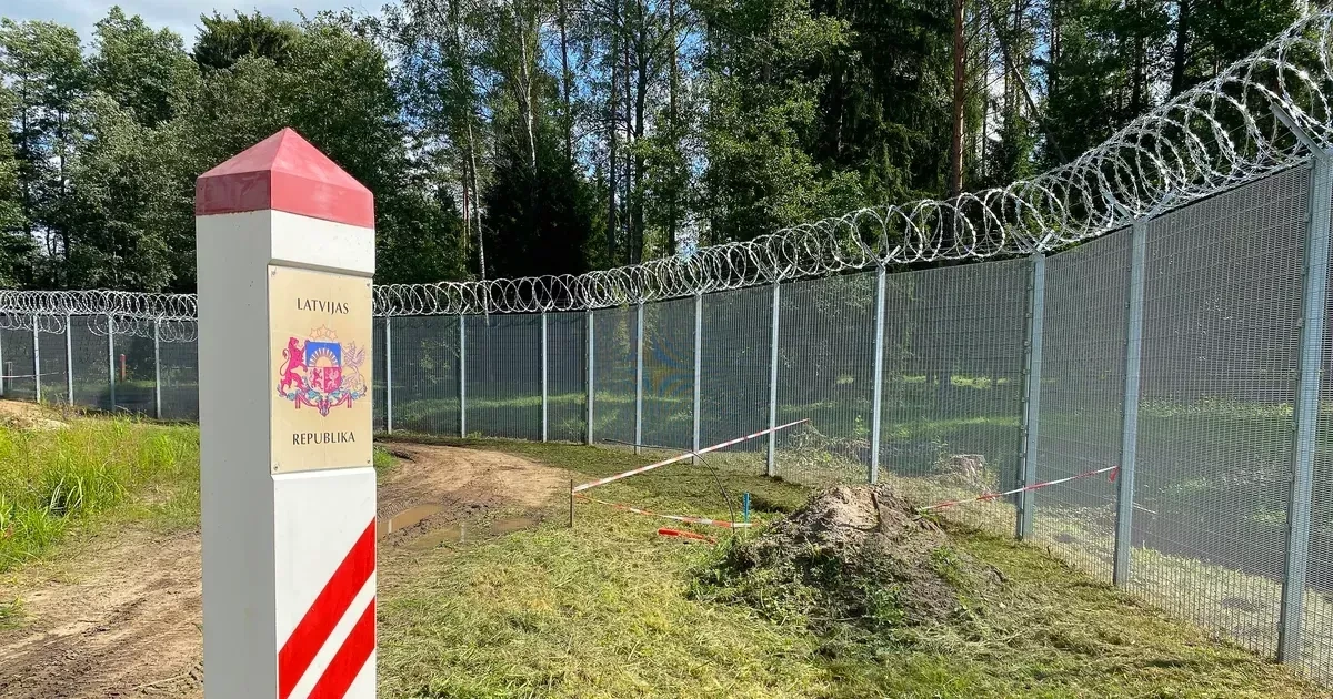 Latvia discovers first migrant tunnel beneath Belarus border PHOTO