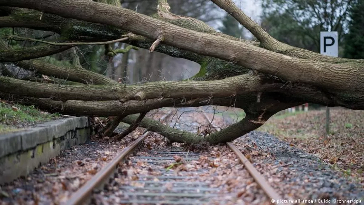 Severe thunderstorms cause accident, transport disruptions across Germany