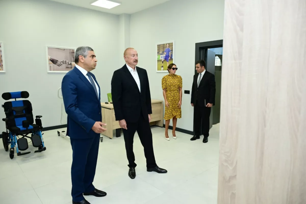 Azerbaijan's first couple inaugurates Nakhchivan Regional DOST Centre PHOTO