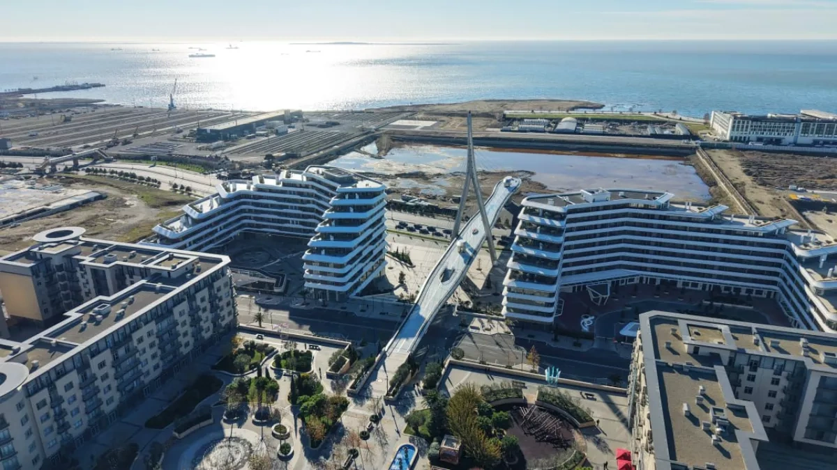 Azerbaijani president visits Baku White City PHOTO