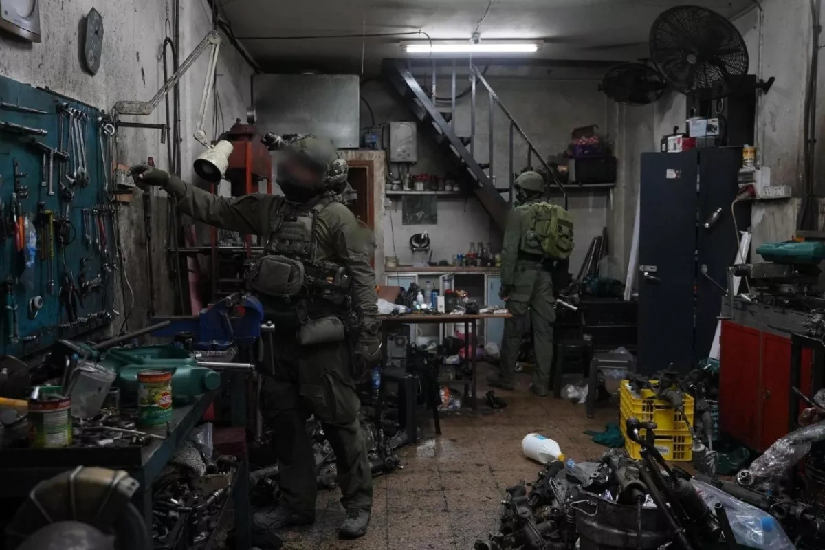 Israeli military says weapons manufacturing equipment dismantled near Nablus PHOTO/VIDEO