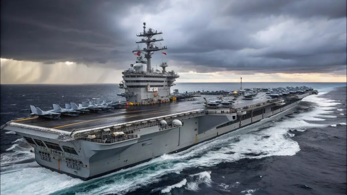 NYT: USS Gerald R. Ford aircraft carrier battles 30-hour inferno at sea