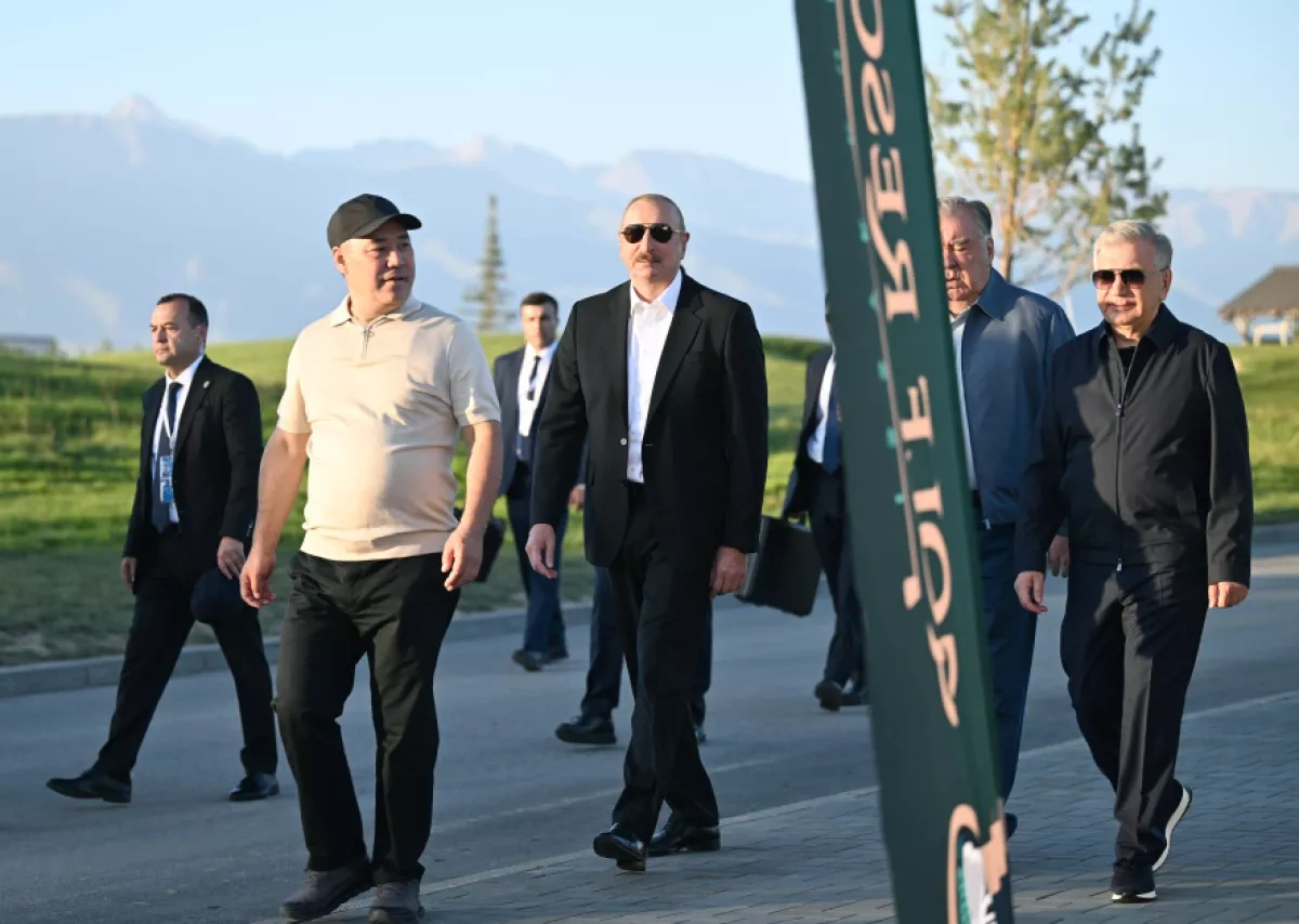 Azerbaijani president joins Central Asian leaders to open Issyk-Kul Golf Resort in Kyrgyzstan PHOTO