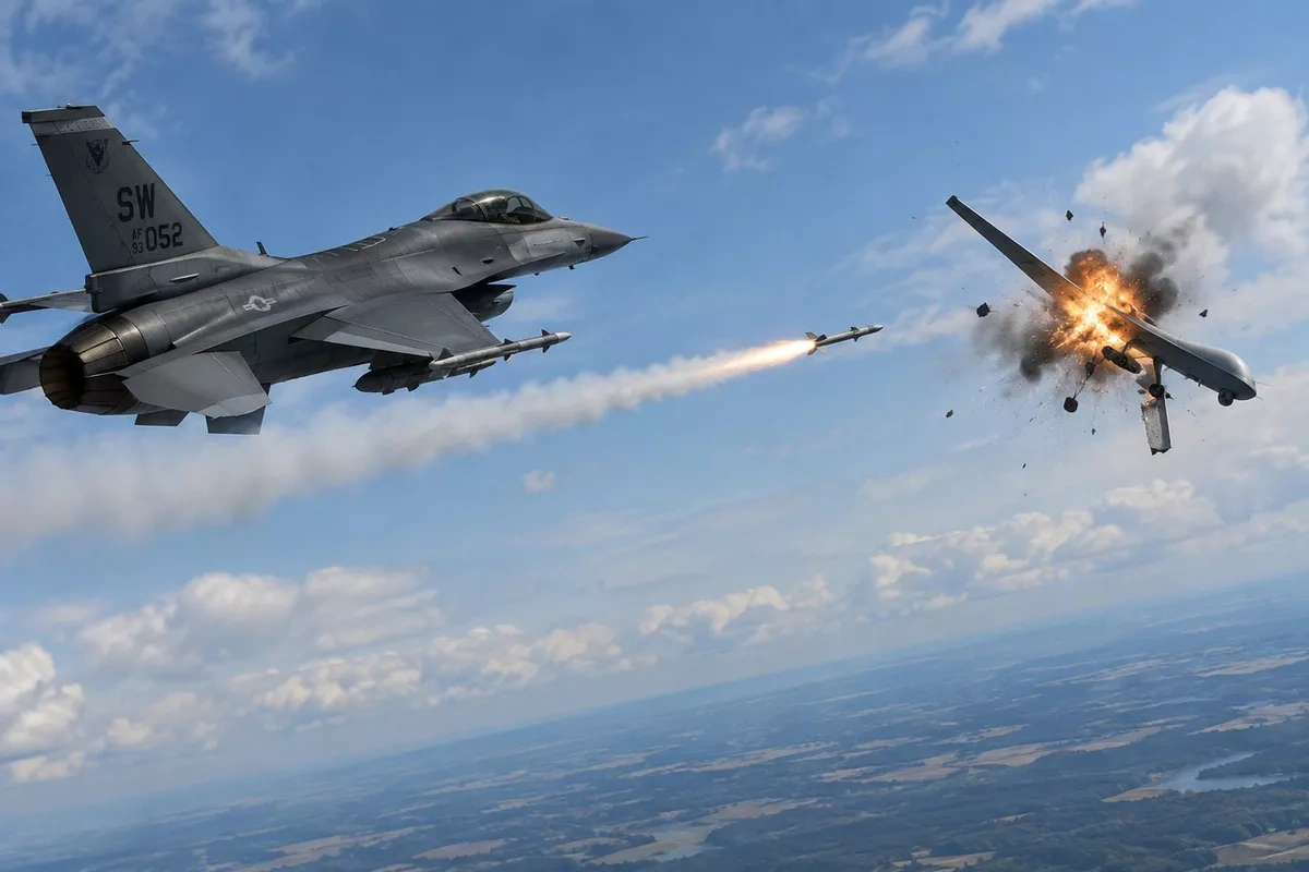 Italian fighter jets down drone after it enters Lithuanian airspace