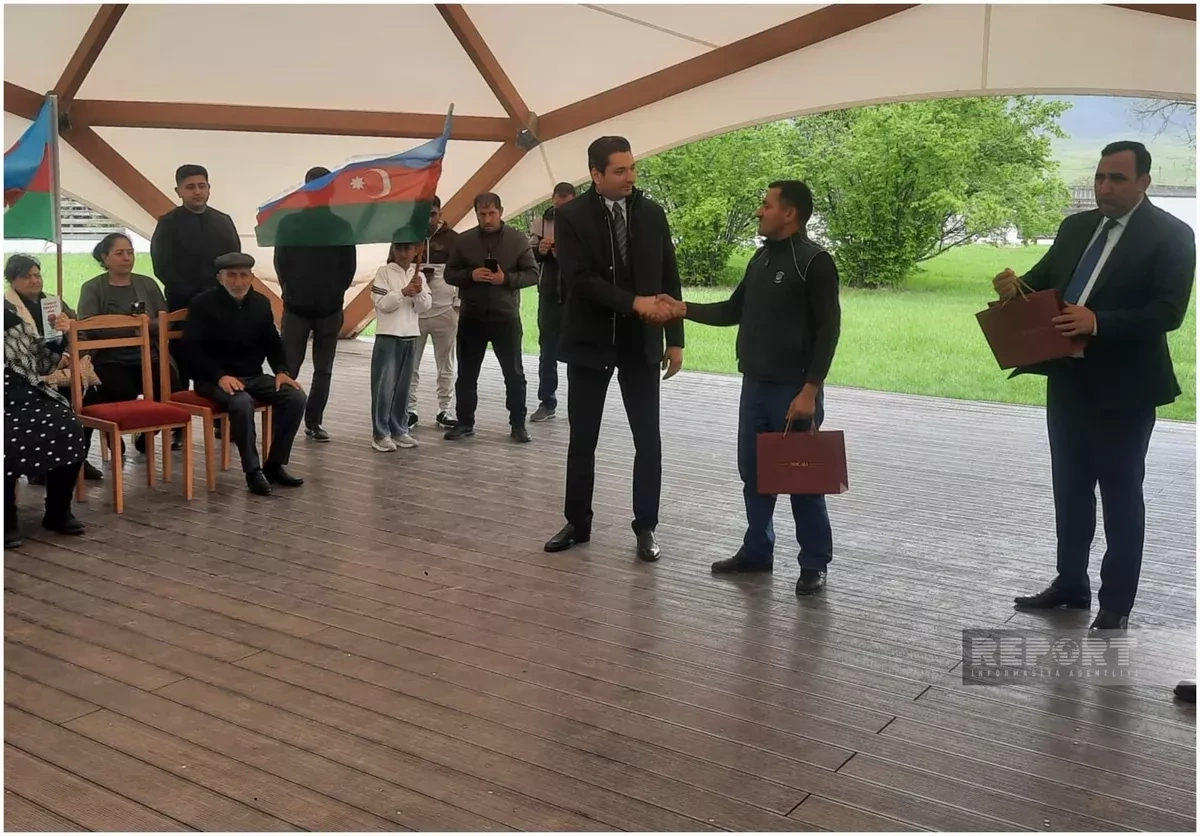 Families receive keys to new homes in Azerbaijan’s Khojaly district